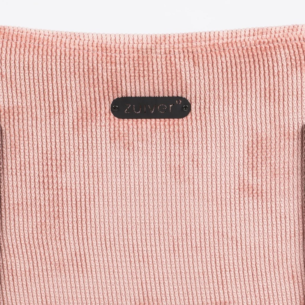 Zuiver Benson Design Eetkamerstoel Roze Stof