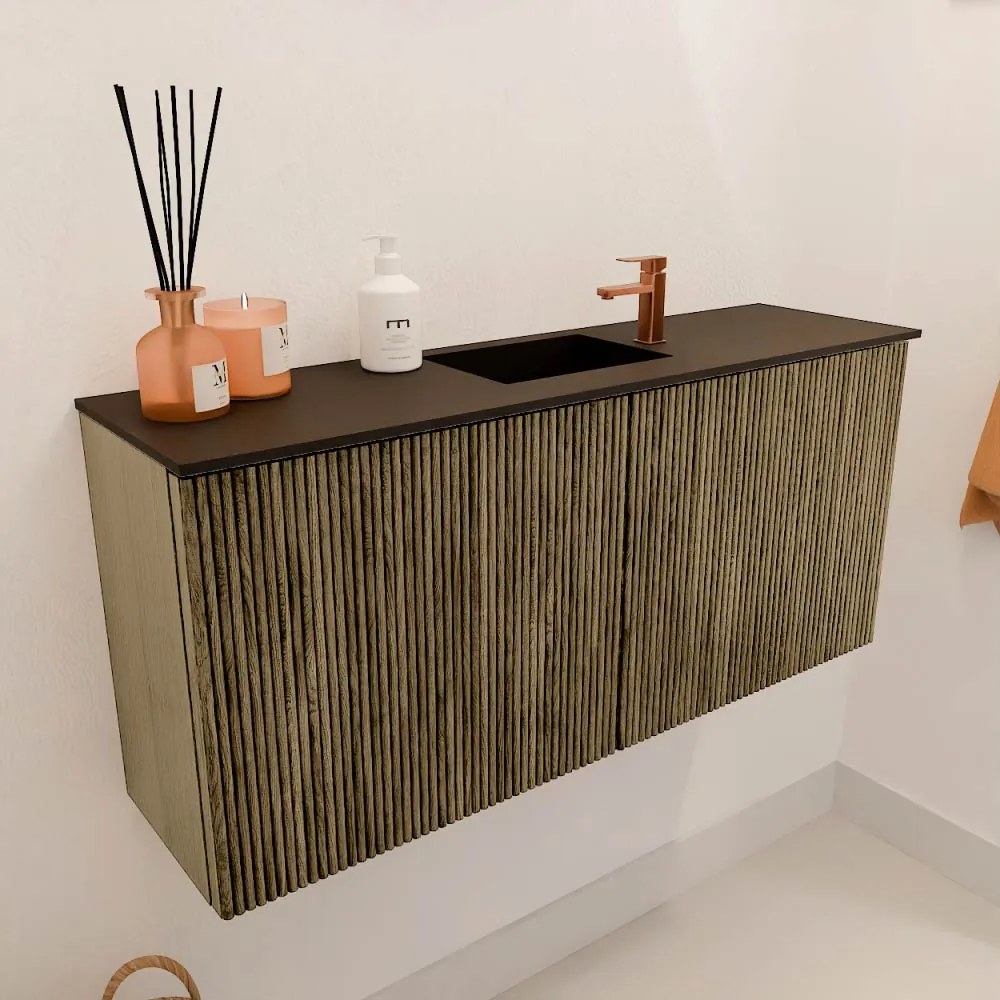 Mondiaz Joya 90cm toiletmeubel dusk met wastafel faye midden 1 kraangat urban