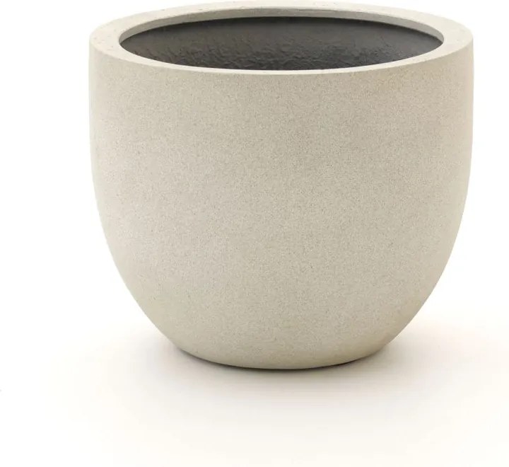 + 10% kassakorting | Bloempot Luca Lifestyle Grigio | Wit Kunststof  | ø55cm | Geschikt voor buiten en binnen | Kees Smit Tuinmeubelen