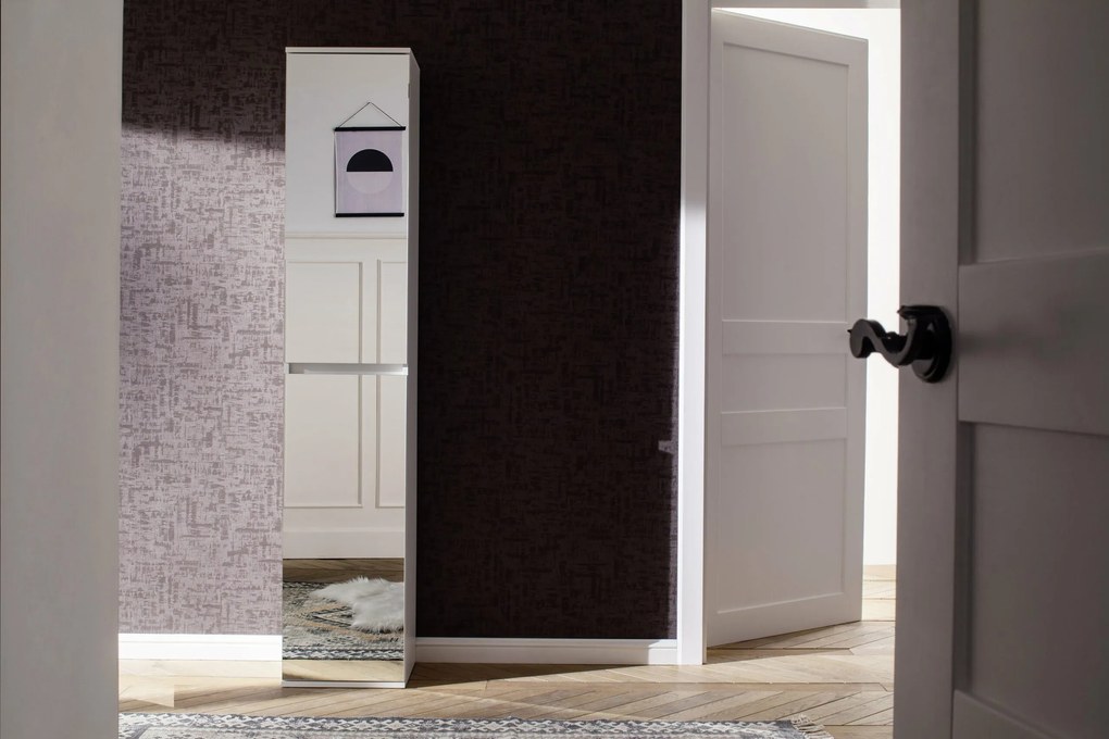 Modern Garderobekast Brisbane Enkel Wit