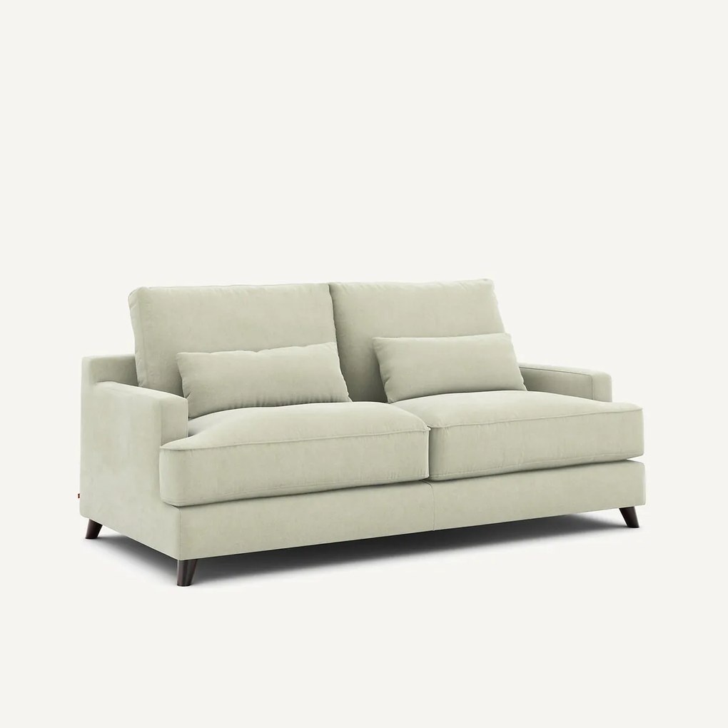 3-zits slaapbank van stonewashed fluweel, ALWINE