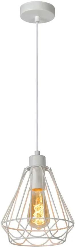 Lucide hanglamp Kyara 20 cm - wit - Leen Bakker