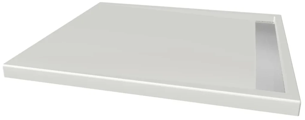 Xenz Easy-Tray douchebak 100x90x5cm edelweis