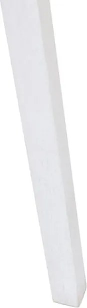 Moderne tripod wit met linnen kap donkergrijs 45 cm - Tripod Classic