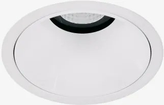 Downlight Led Inbouwspot Met Ronde Rand Ø8 Cm Voor Buitengebruik In Aluminium Orelva Wit & 23º & Neutraal Wit 3500k & 11 W - Sklum