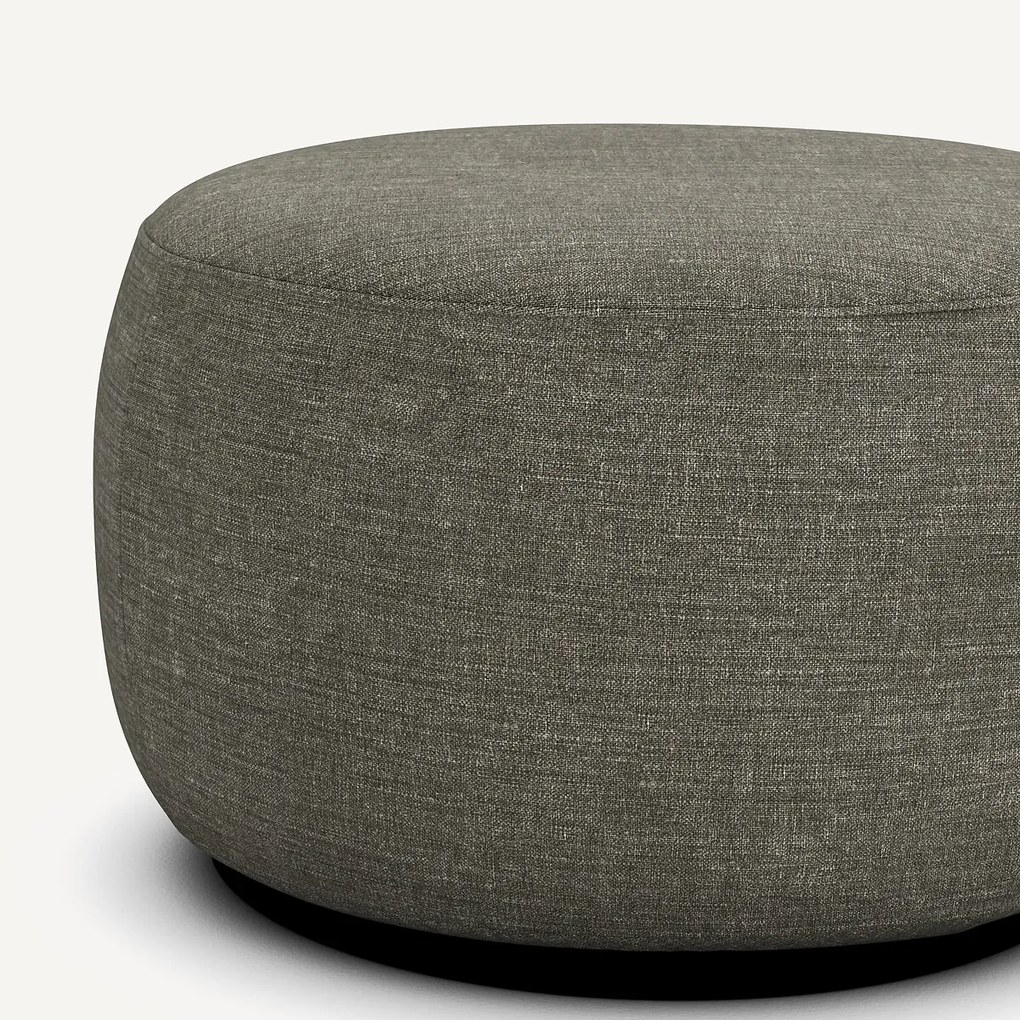 XL voetensteun Rosebury van katoen en linnen, ontwerp Emmanuel Gallina