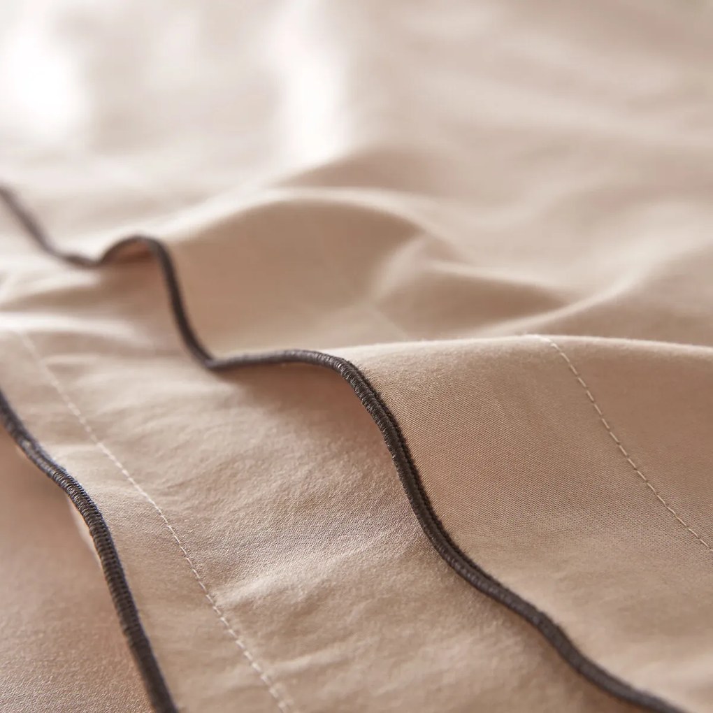 Dekbedovertrek van gewassen katoensatijn, 118 draden, Victor uni