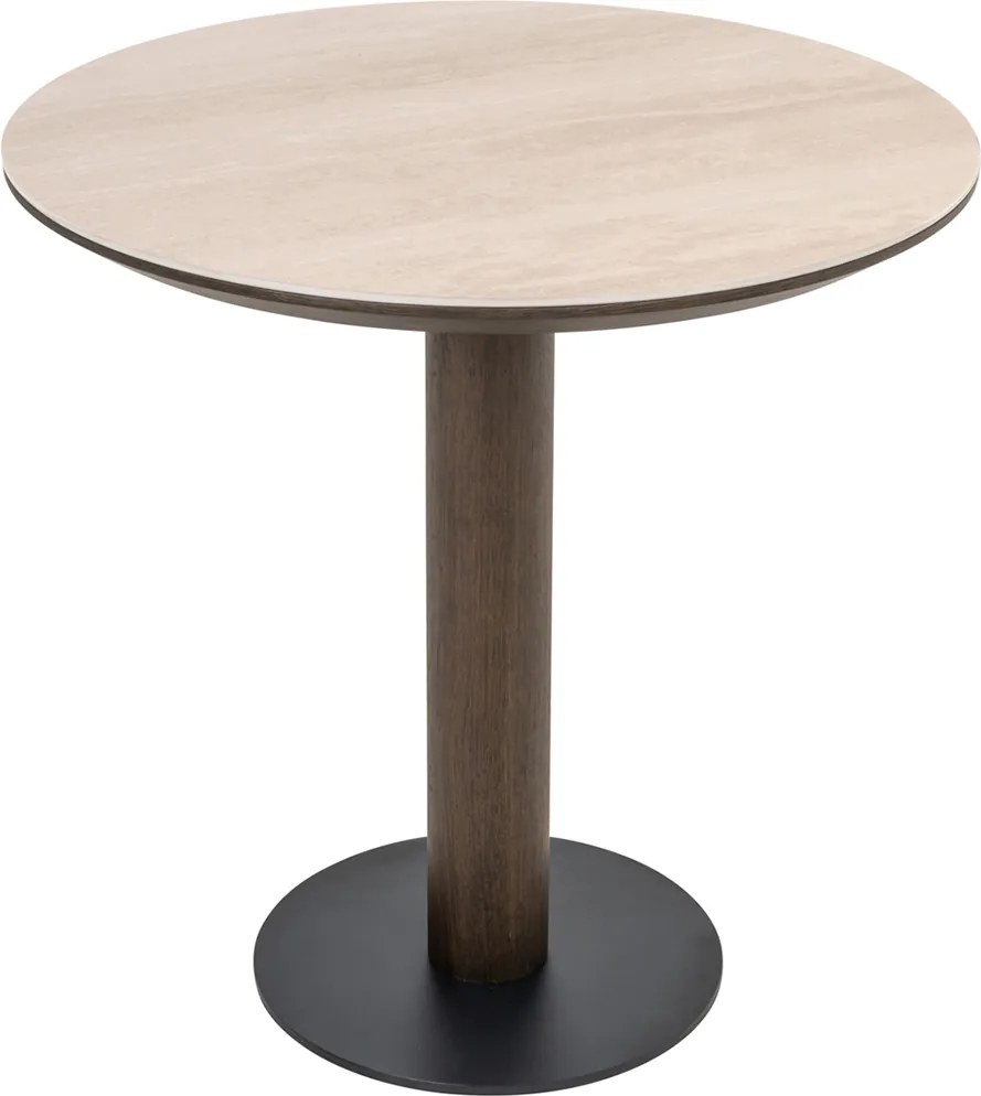 Richmond Interiors Ritz Ronde Bistrotafel Travertine - 75 X 75cm.