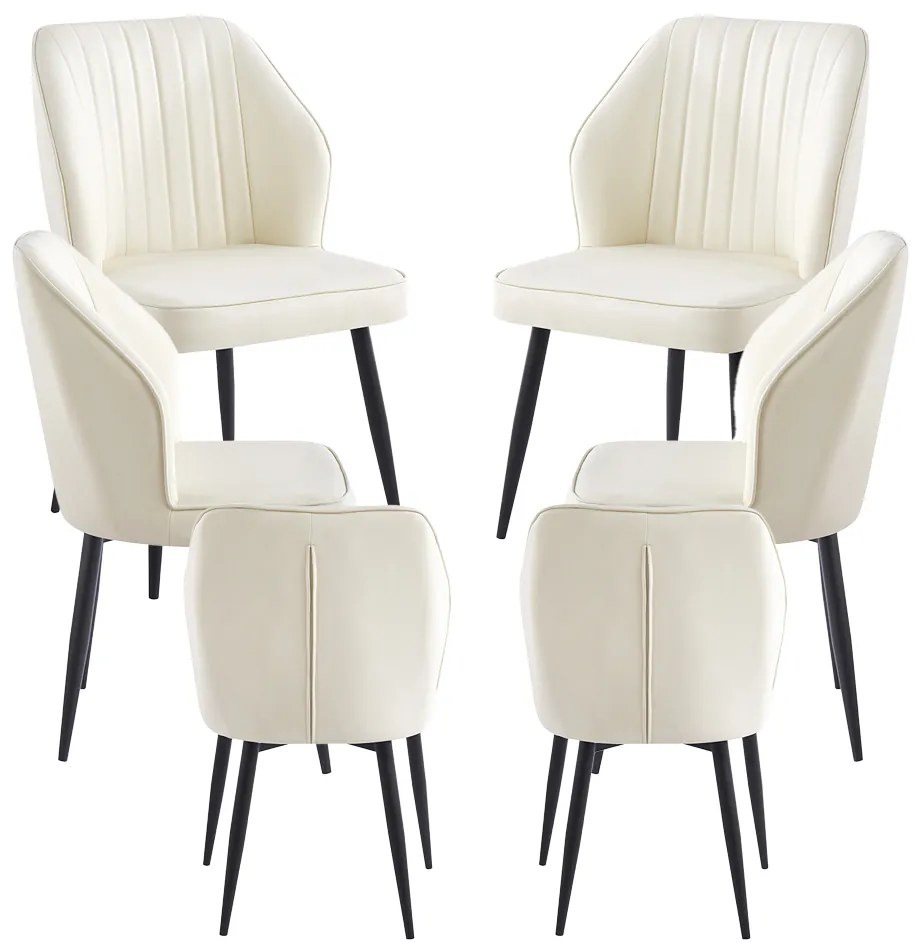 Pakket van 6 Wenye Stoelen