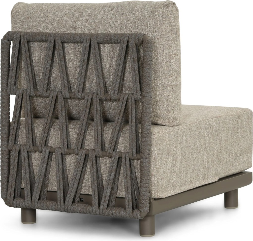 Loungeset tuin 6 personen Rope Taupe  Santika Furniture Santika