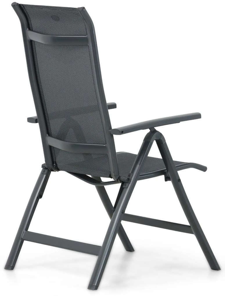 Tuinset 4 personen 90 cm Aluminium/textileen Grijs Hartman Alice/Mateo