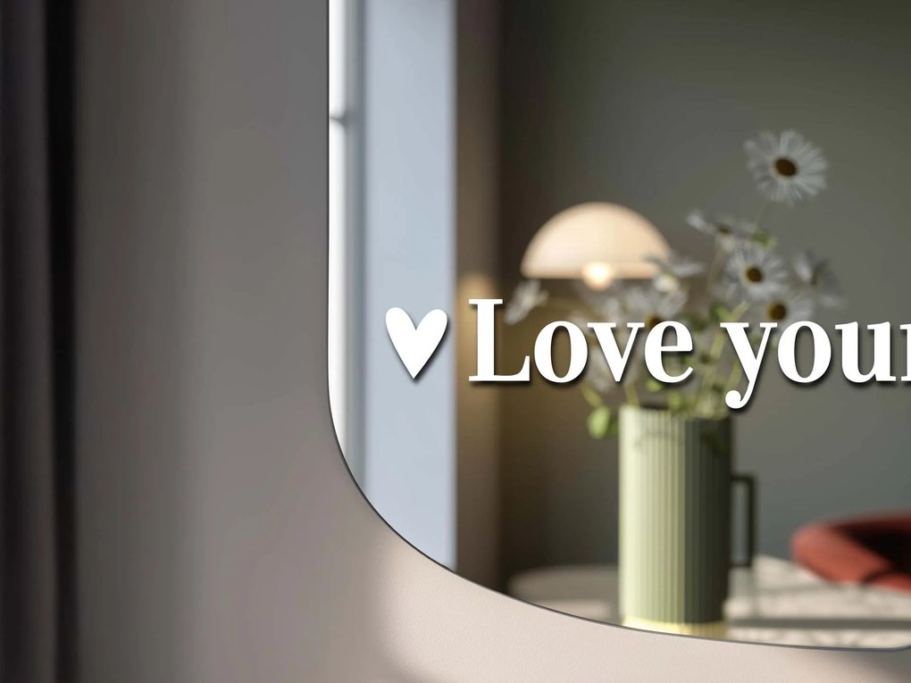 Spiegelsticker S36 – Love yourself always.