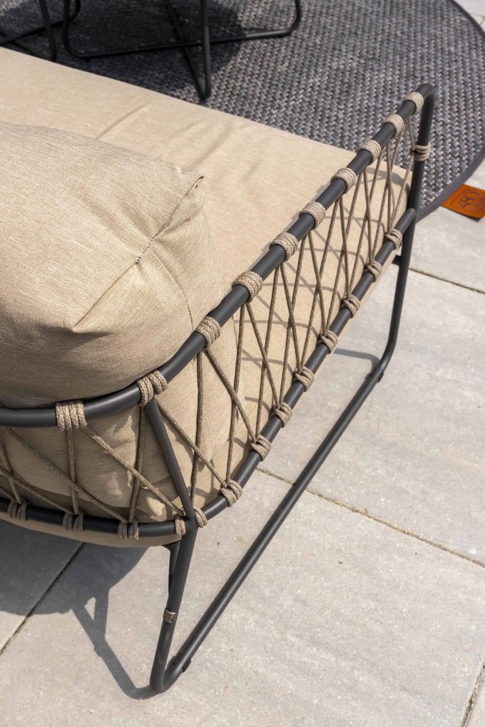 Taste by 4 Seasons Prego loungeset antraciet-taupe SALE  Loungeset    taupe weerbestendig