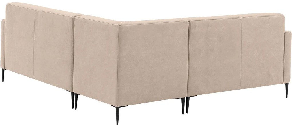 Goossens Key West beige, micro leer, 2-zits, modern design