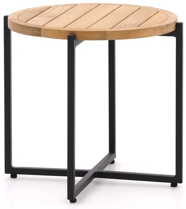 Loungetafel Apple Bee | Rond  | Tuintafel Teakhout | Ø54cm | Kees Smit Tuinmeubelen