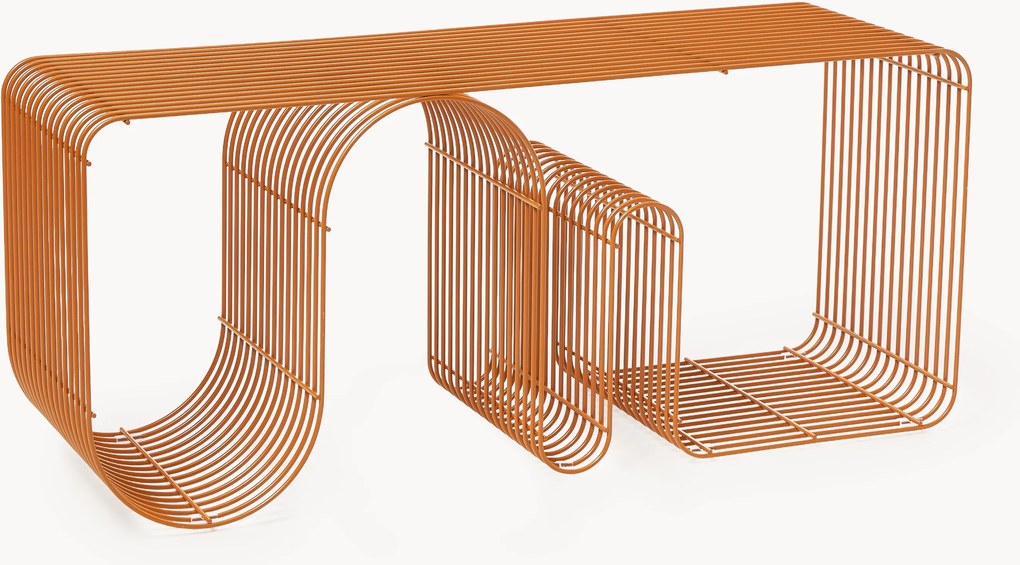 Metalen bank Curva