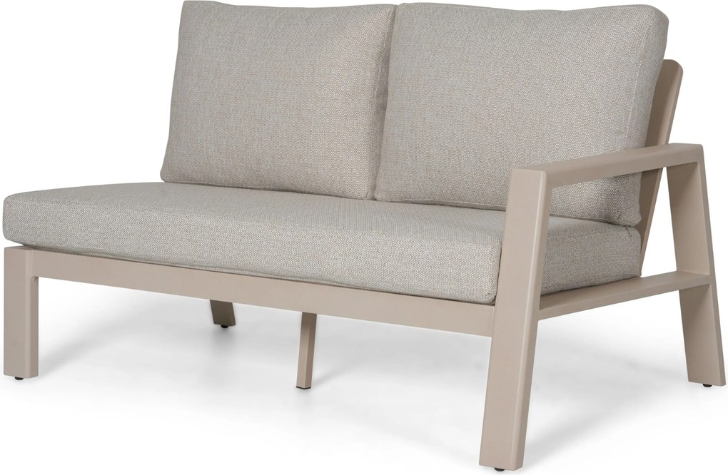 Hoek loungeset 6 personen Aluminium Zand/Beige  Lifestyle Garden Furniture Melone