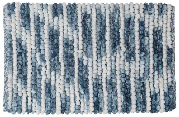 Sealskin Vintage Badmat Polyester 50x80 cm Blauw 294655421