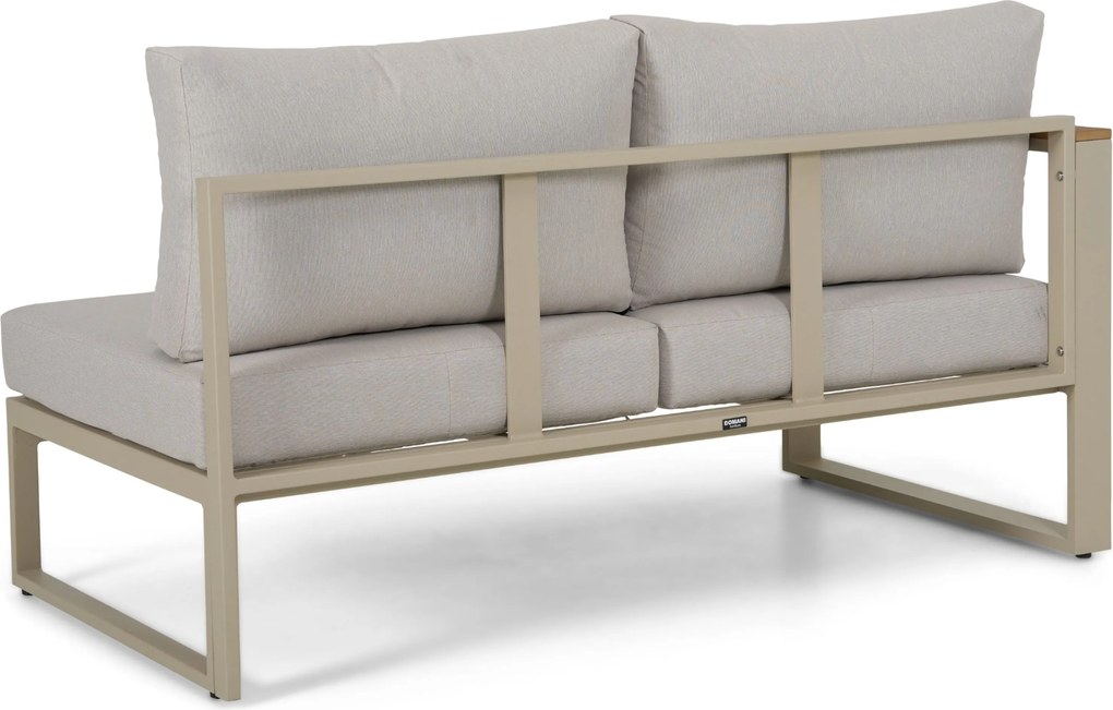 Hoek loungeset 5 personen Aluminium Zand/Beige Domani Furniture Nordic