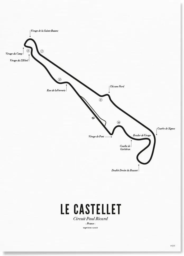 WIJCK France Le Castellet Circuit print