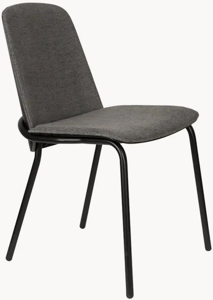 Gestoffeerde stoelen Clip, 2-delig