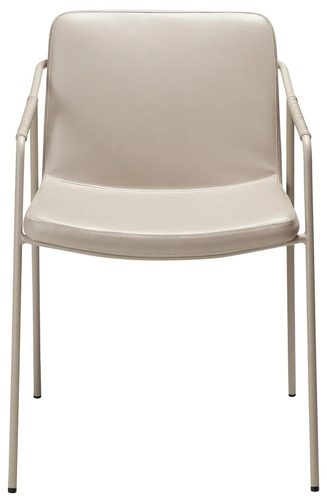 Dan-Form Boto Eetkamerstoel Minimalistisch Beige Kunstleer