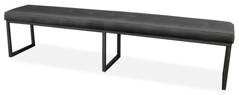 Eetkamerbank - Atlanta - stof Element antraciet 01 - 160 cm