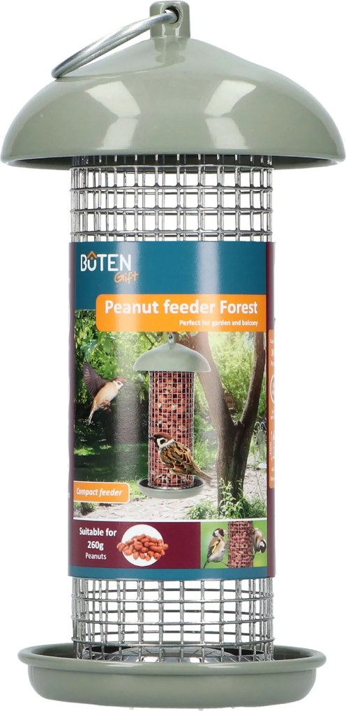 Bûten Gift - Feeder "Forest" voor pinda's - groen