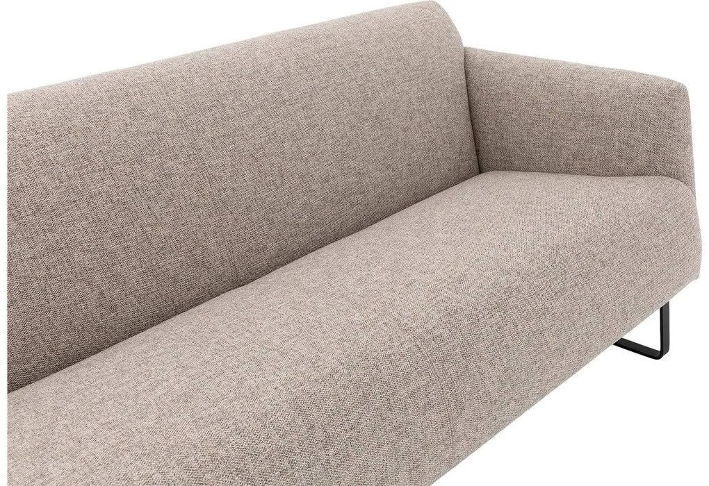 Goossens Excellent Bank Montreal beige, stof, 2,5-zits, modern design