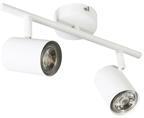 Moderne spot wit 2-lichts kantelbaar - Jeana