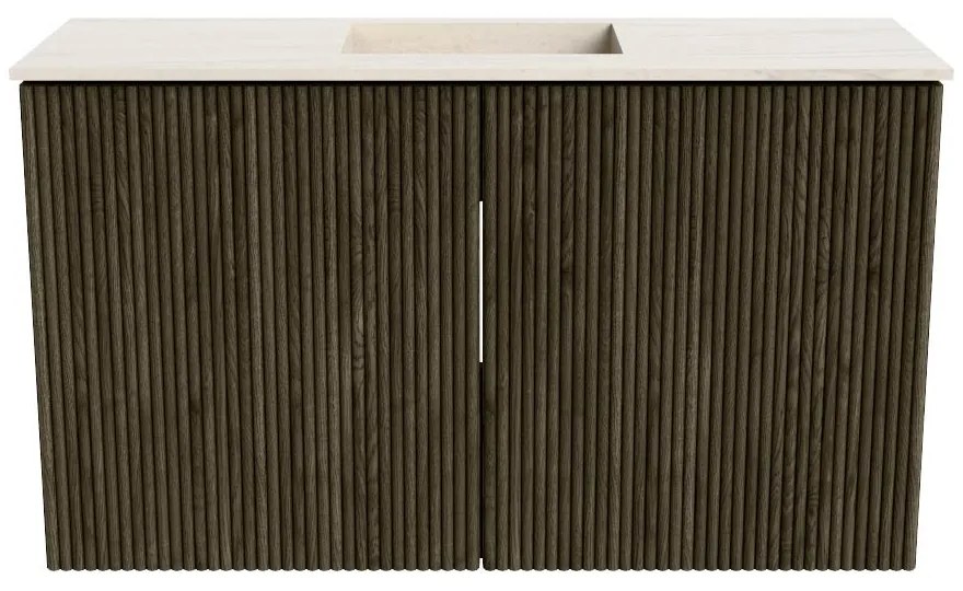 Mondiaz Joya DLux 70cm toiletmeubel shadow met wastafel faye midden zonder kraangat meli