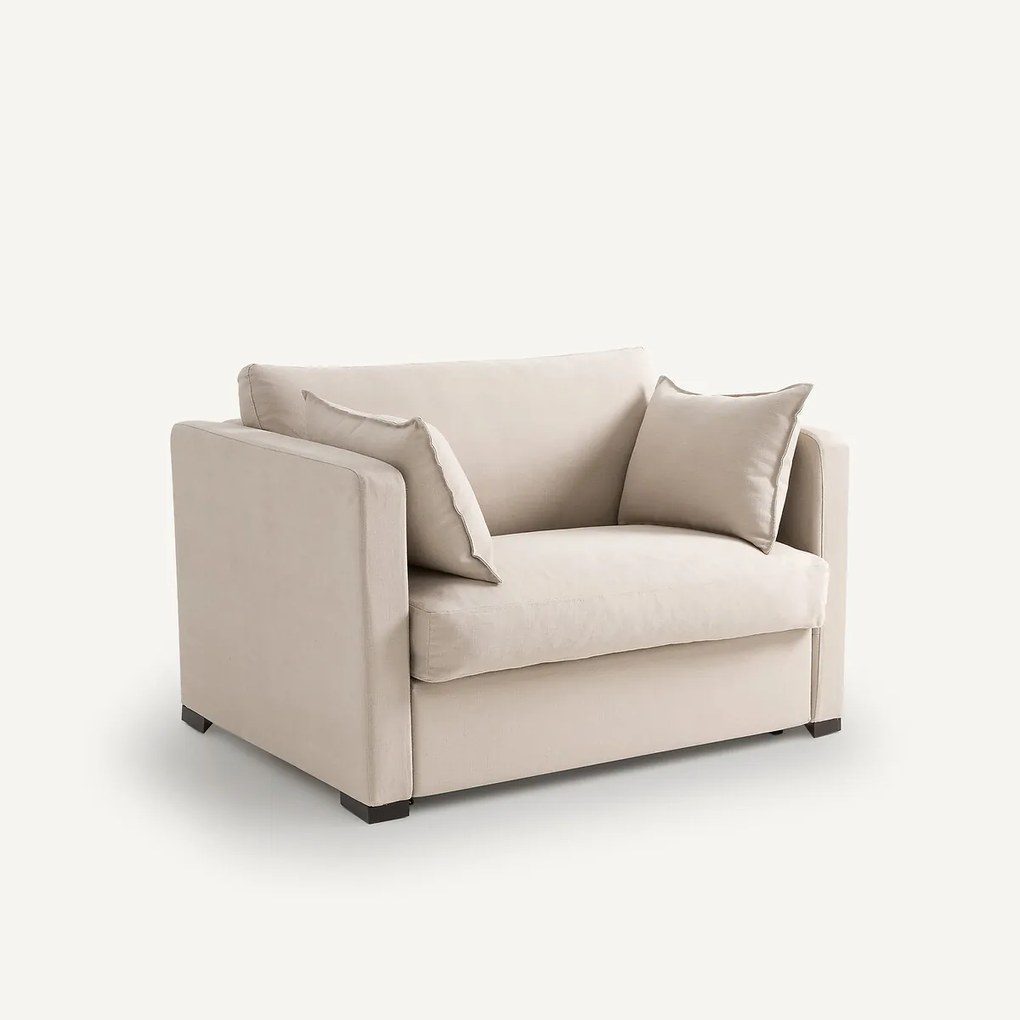 2-zitsbank, omvormbaar, in gekreukt linnen, Neo Kinkajou