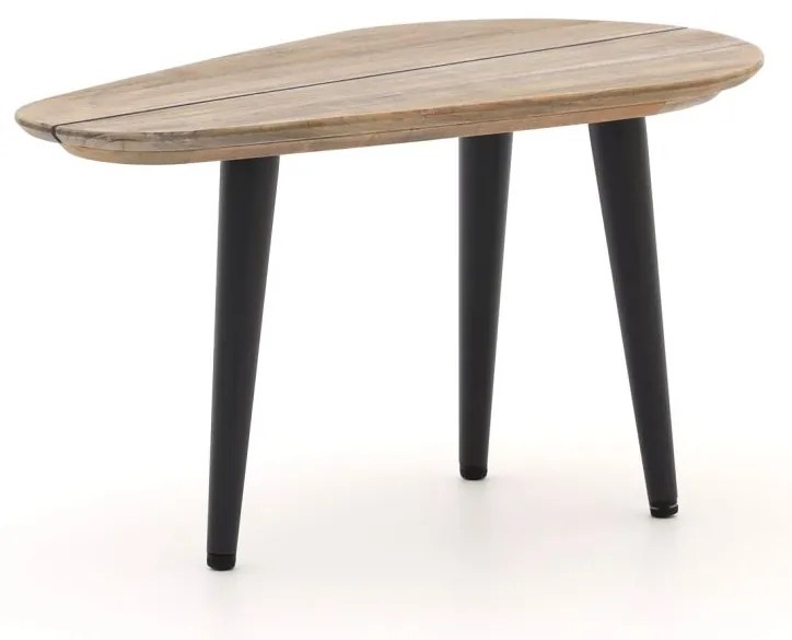 Loungetafel ROUGH | Driehoek  | Tuintafel Teakhout | 75x43cm | Kees Smit Tuinmeubelen