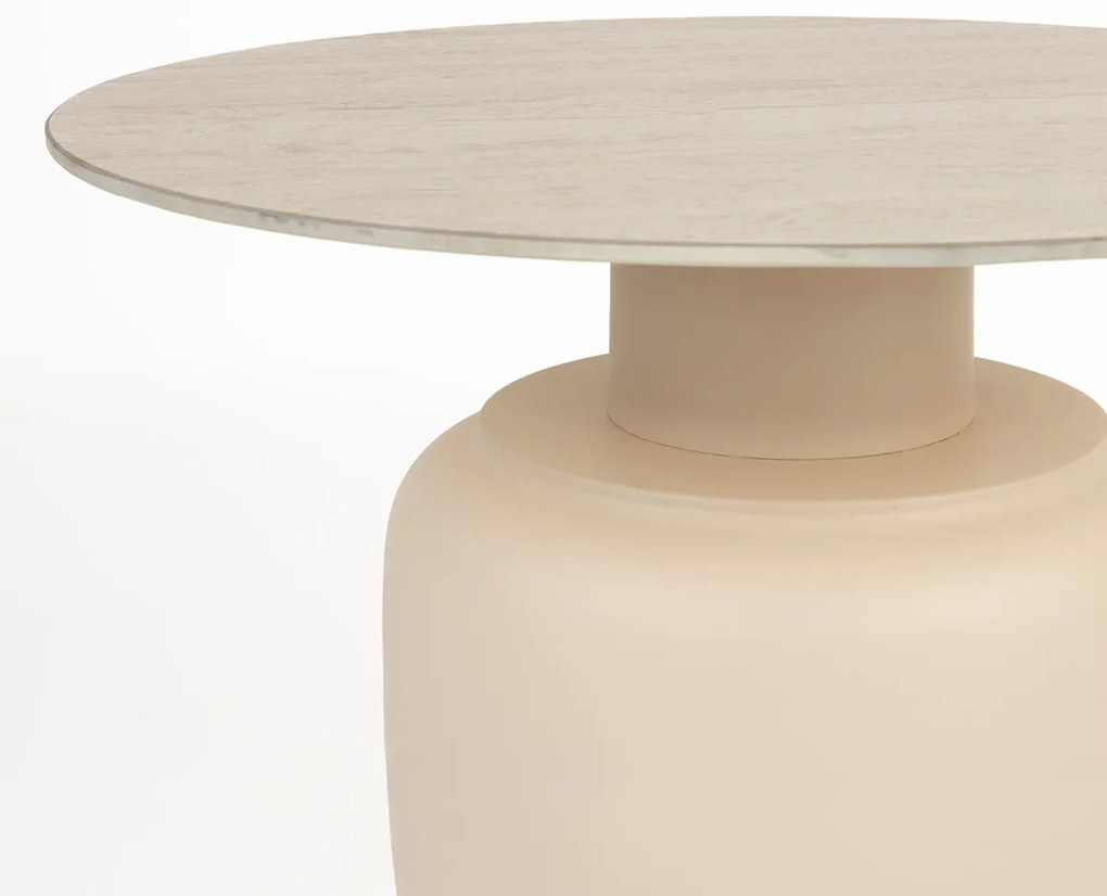 Salontafel Travertin Beige - 60 X 60cm.