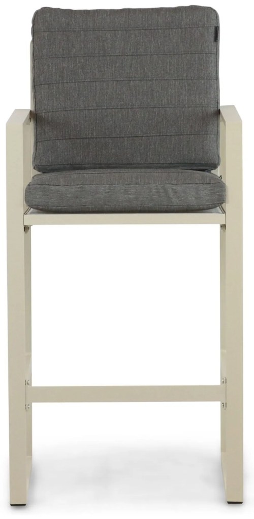 Barstoel Aluminium Taupe-naturel-bruin Lifestyle Garden Furniture Nuno