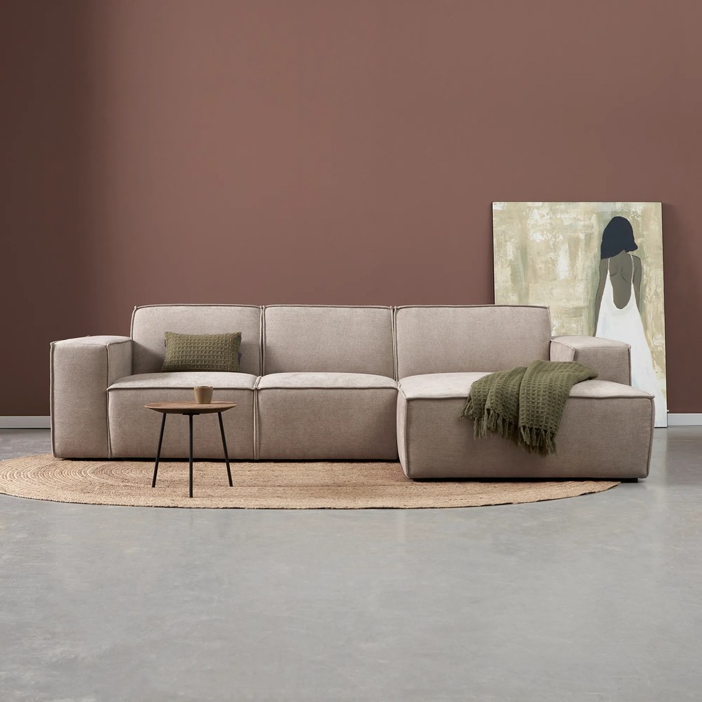 PEPP Interiors Play Beige Bank Met Chaise Longue Rechts Tesla 2003