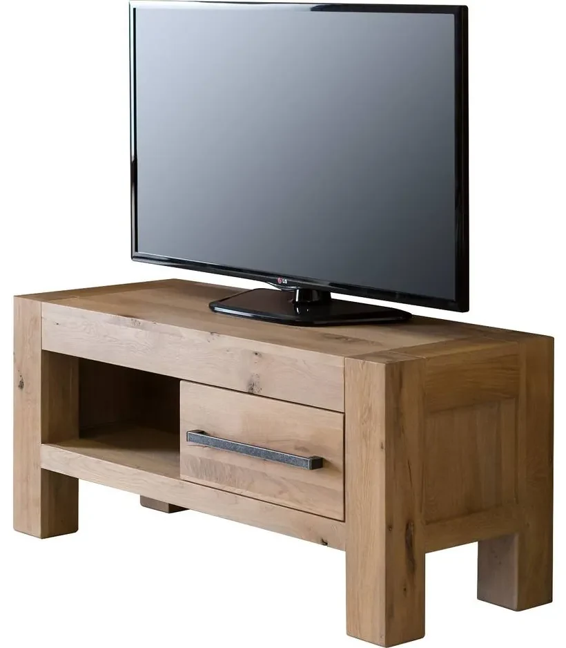 Goossens Tv Meubel Roots, 1 lade vsr 1 open vak vsl 45 cm diep