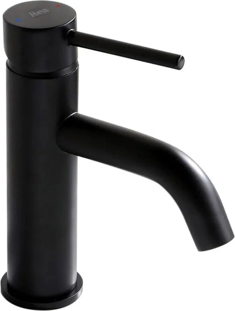 Wastafelkraan Rea Lungo Black Low