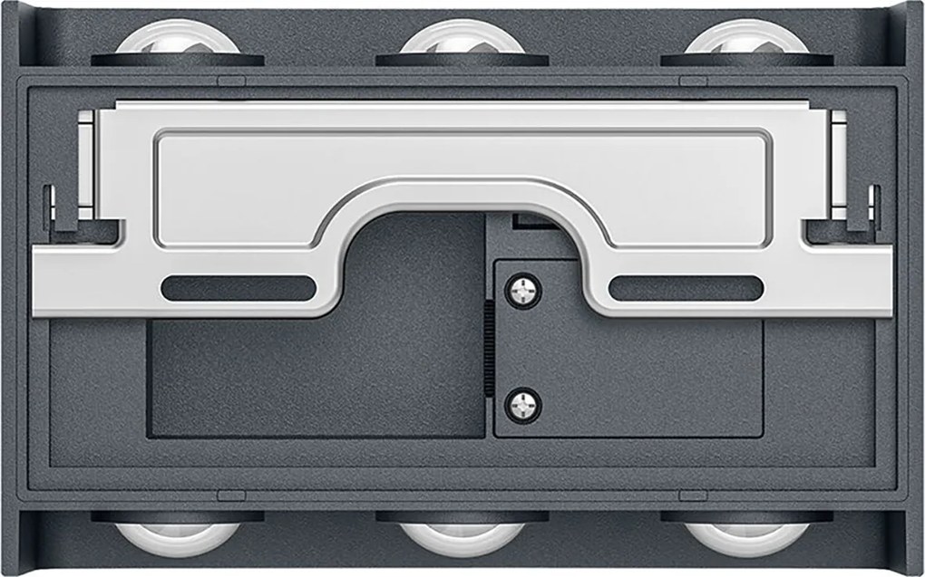 LED Wandlamp Brinton Victo - Antraciet 6W 16x10cm