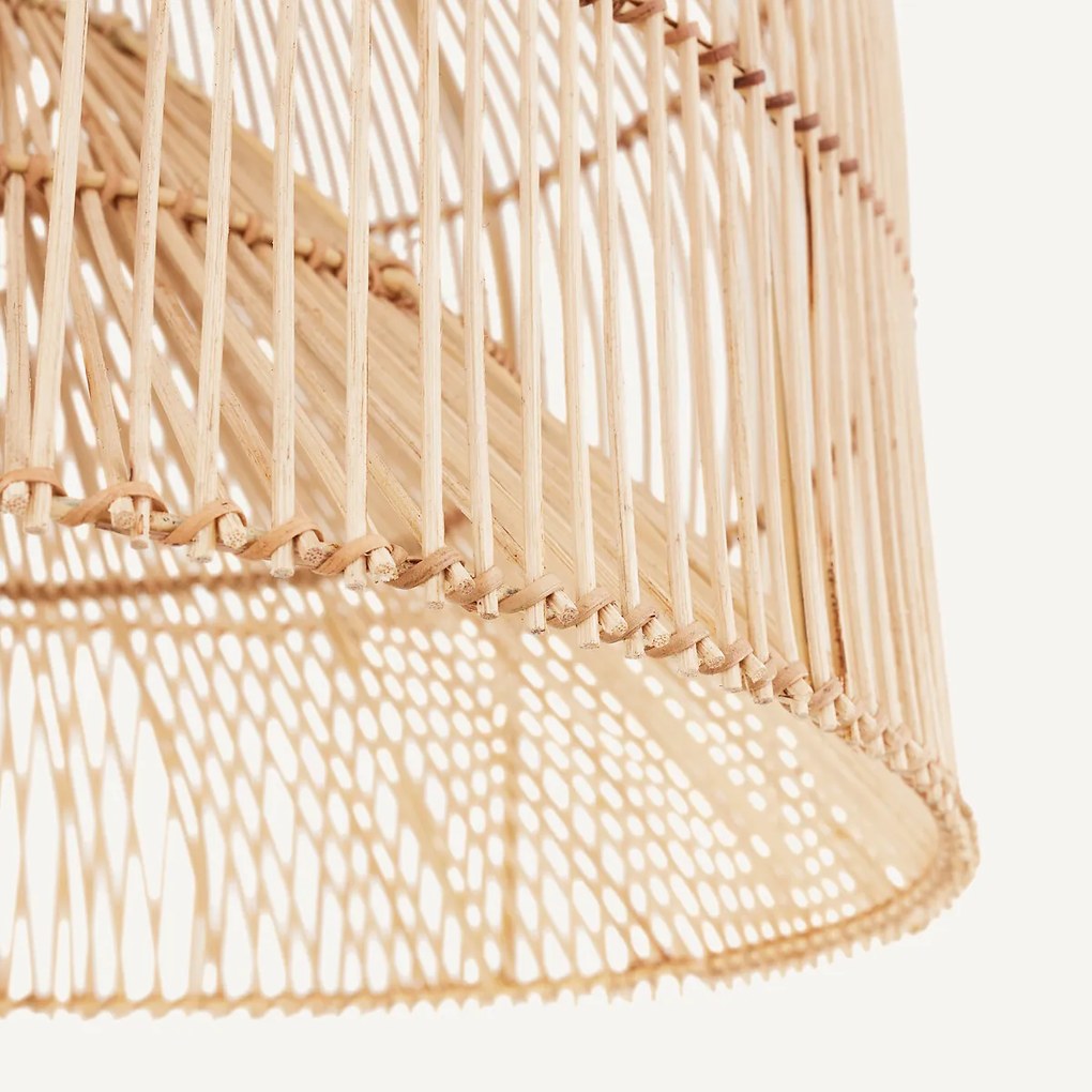 Hanglamp in gevlochten rotan, Kaptilo