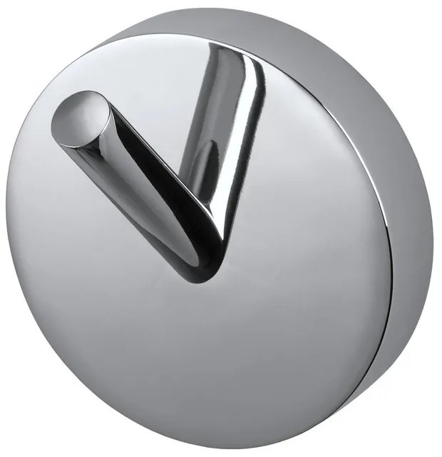 Haceka Kosmos Handdoekhaak - rond - enkel - chroom 1208539