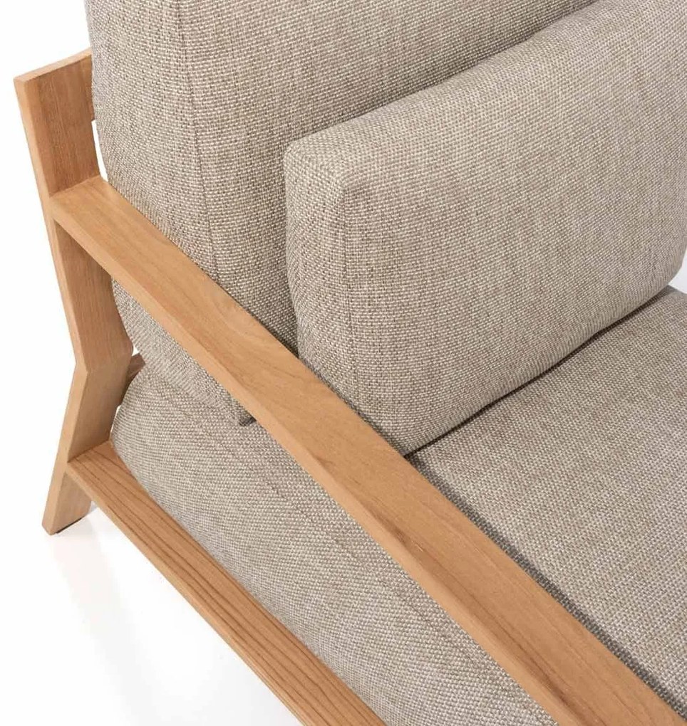 4 Seasons Outdoor Lucas loungestoel SALE Loungestoel beige weerbestendig