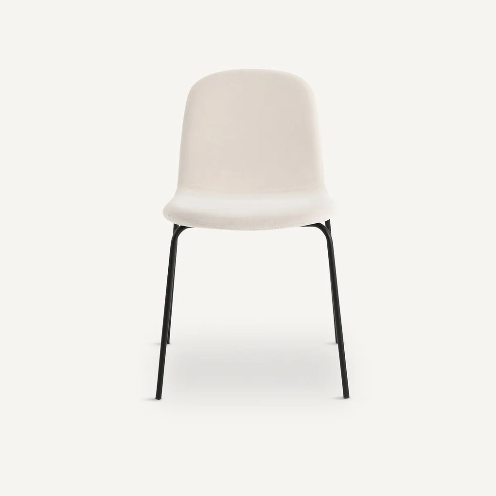 Stoel in fluweel Tibby