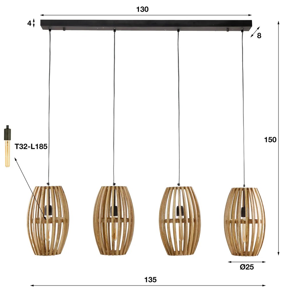 Trendy Hanglamp Mangohout