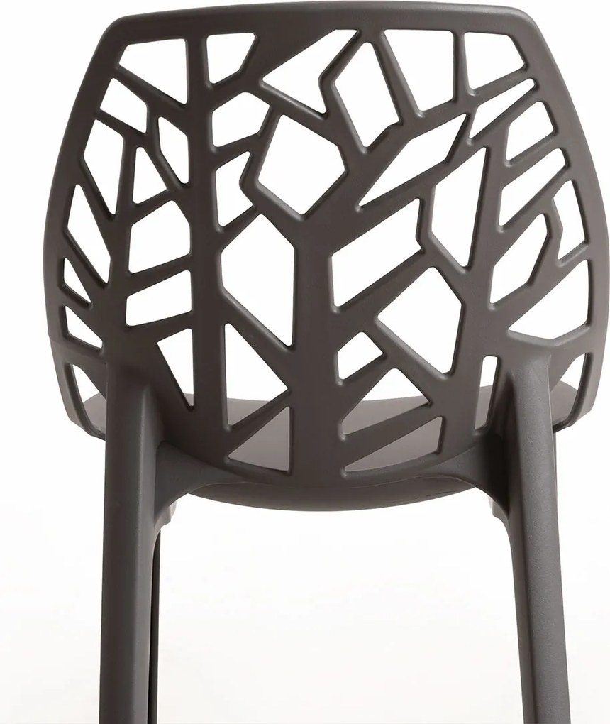 Set 4 Hissar Polypropyleen Stoelen