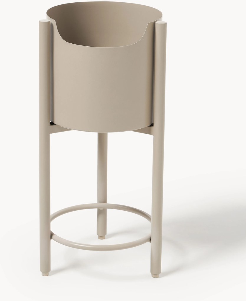 Metalen plantenbak Taru, H 45 cm