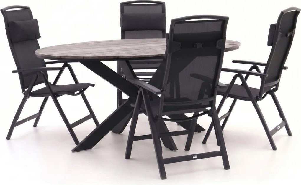 Diningset Forza  | 4 personen | Tuinset polywood | 5-delig | Kees Smit Tuinmeubelen