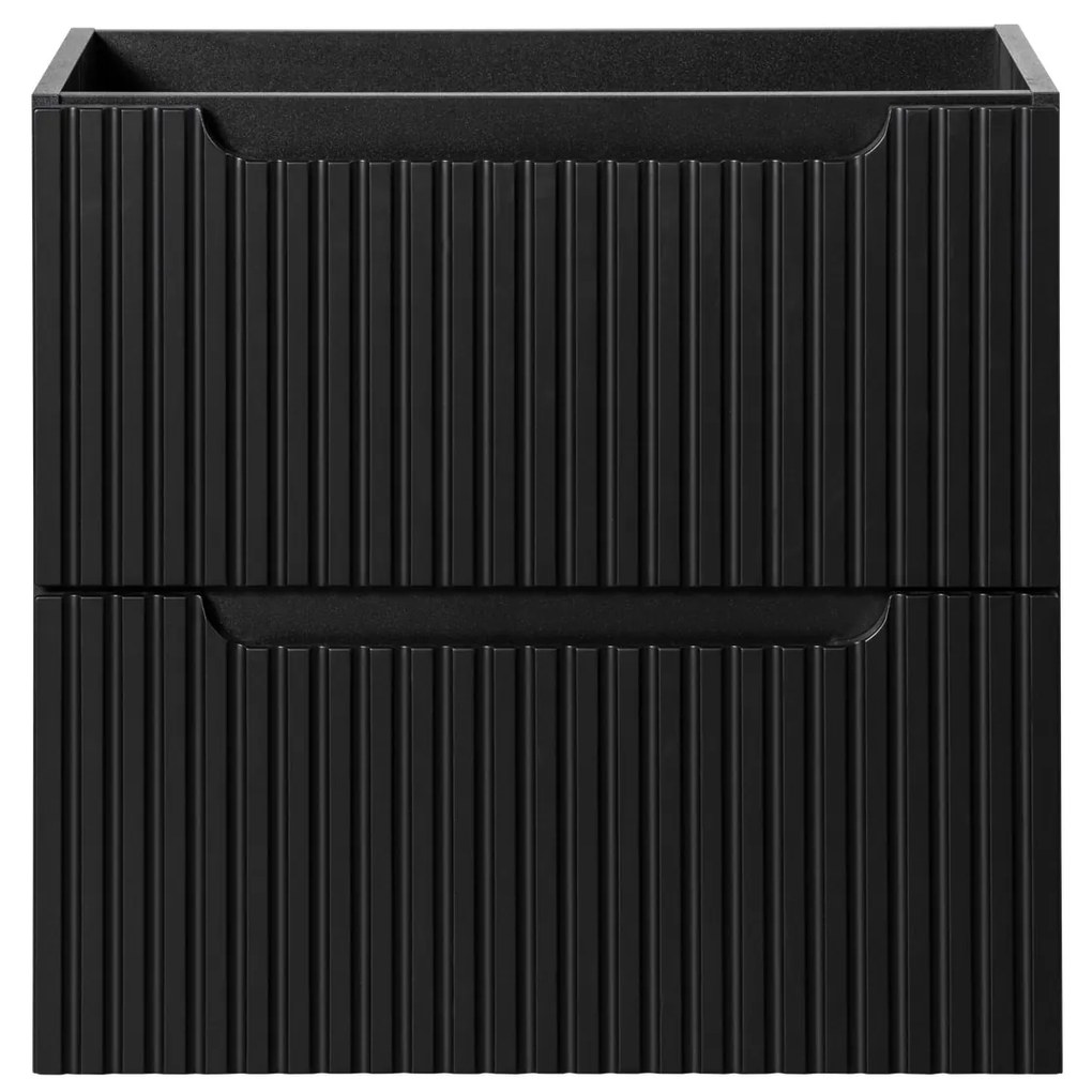 Comad Nova Black onderkast met 2 lades 60x40x60cm zwart