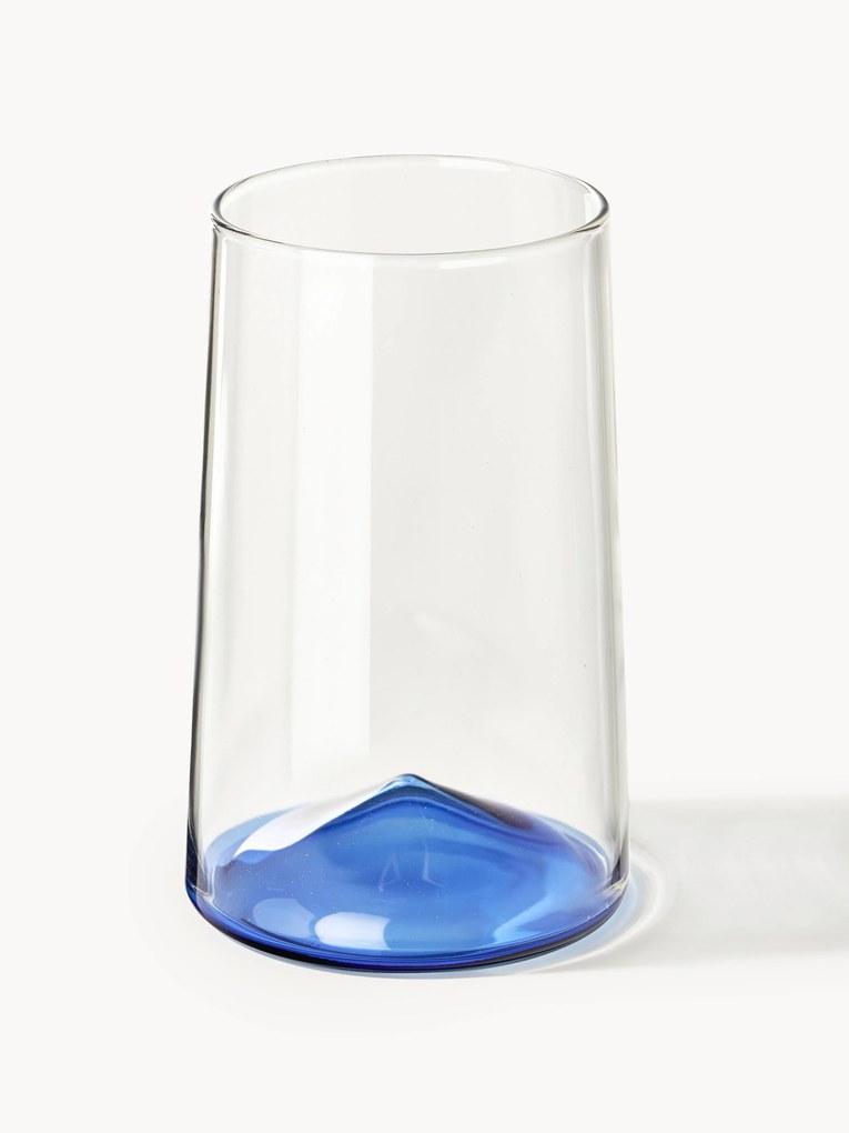 Mondgeblazen longdrinkglazen Hadley, 4-delig