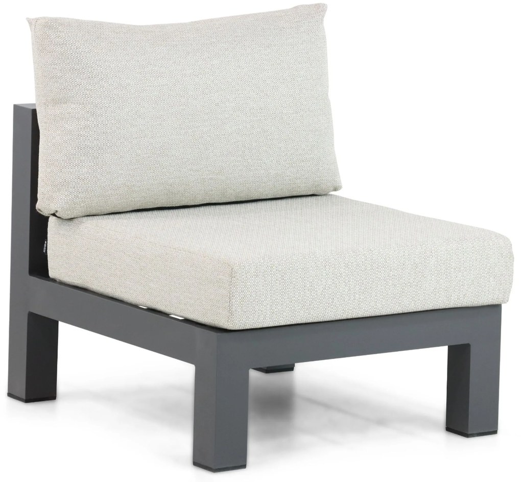 Hoek loungeset 6 personen Aluminium Grijs Lifestyle Garden Furniture Luca
